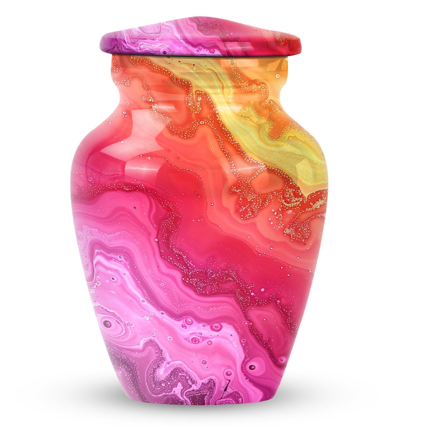 Classic Design for cremation ashes, customizable with names