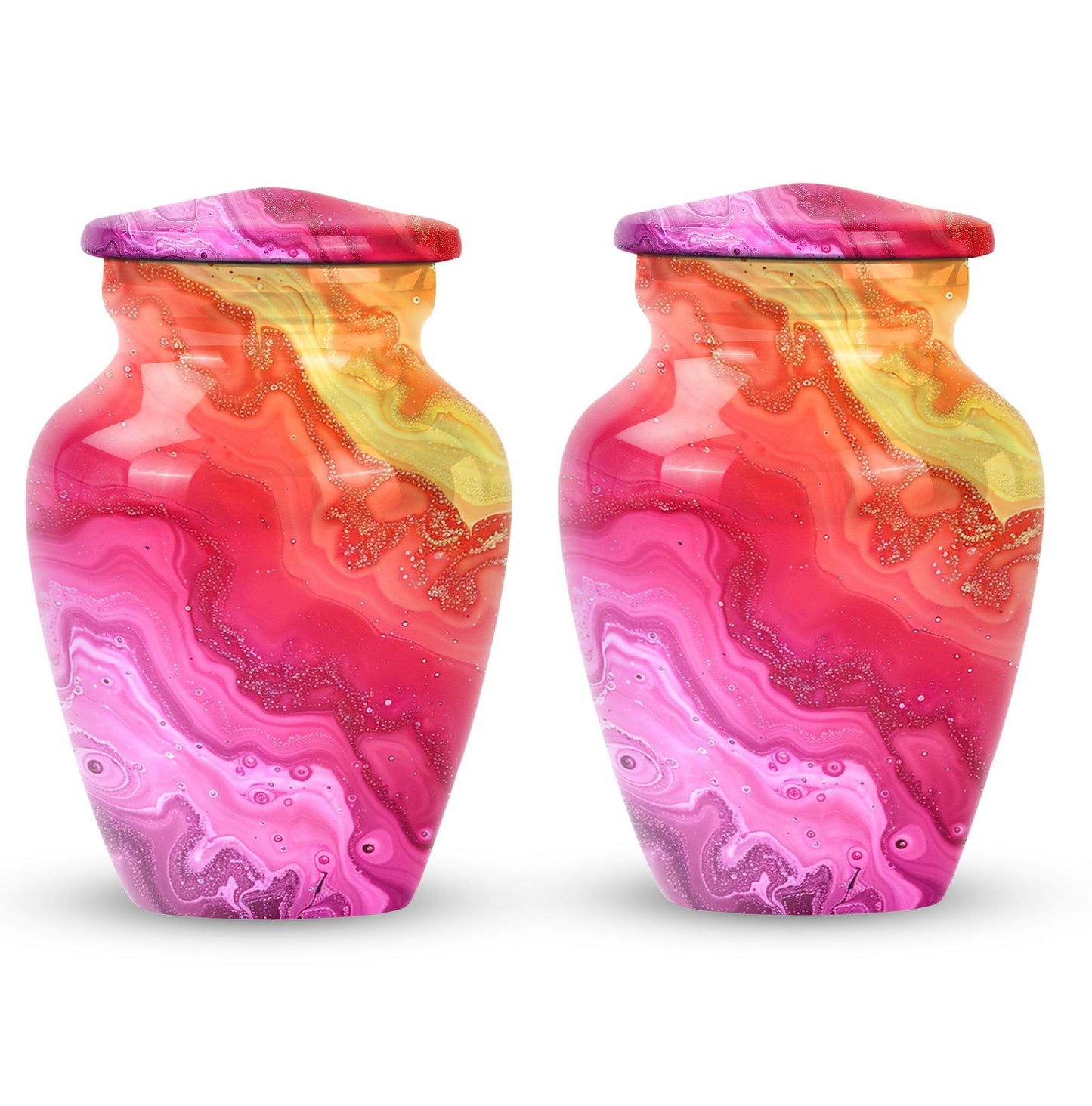 Classic Design for cremation ashes, customizable with names