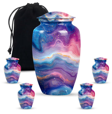 Large Urn with 4 Small Urn