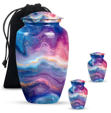 Large Urn with 2 Mini Urn