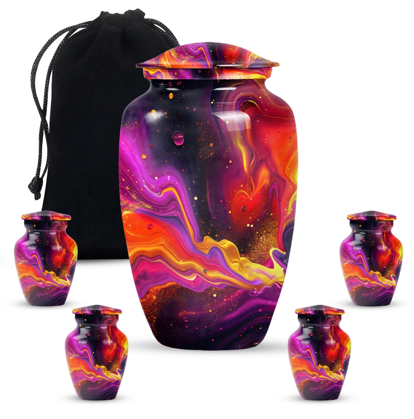 Abstract funeral urn.