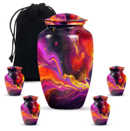 Abstract funeral urn.