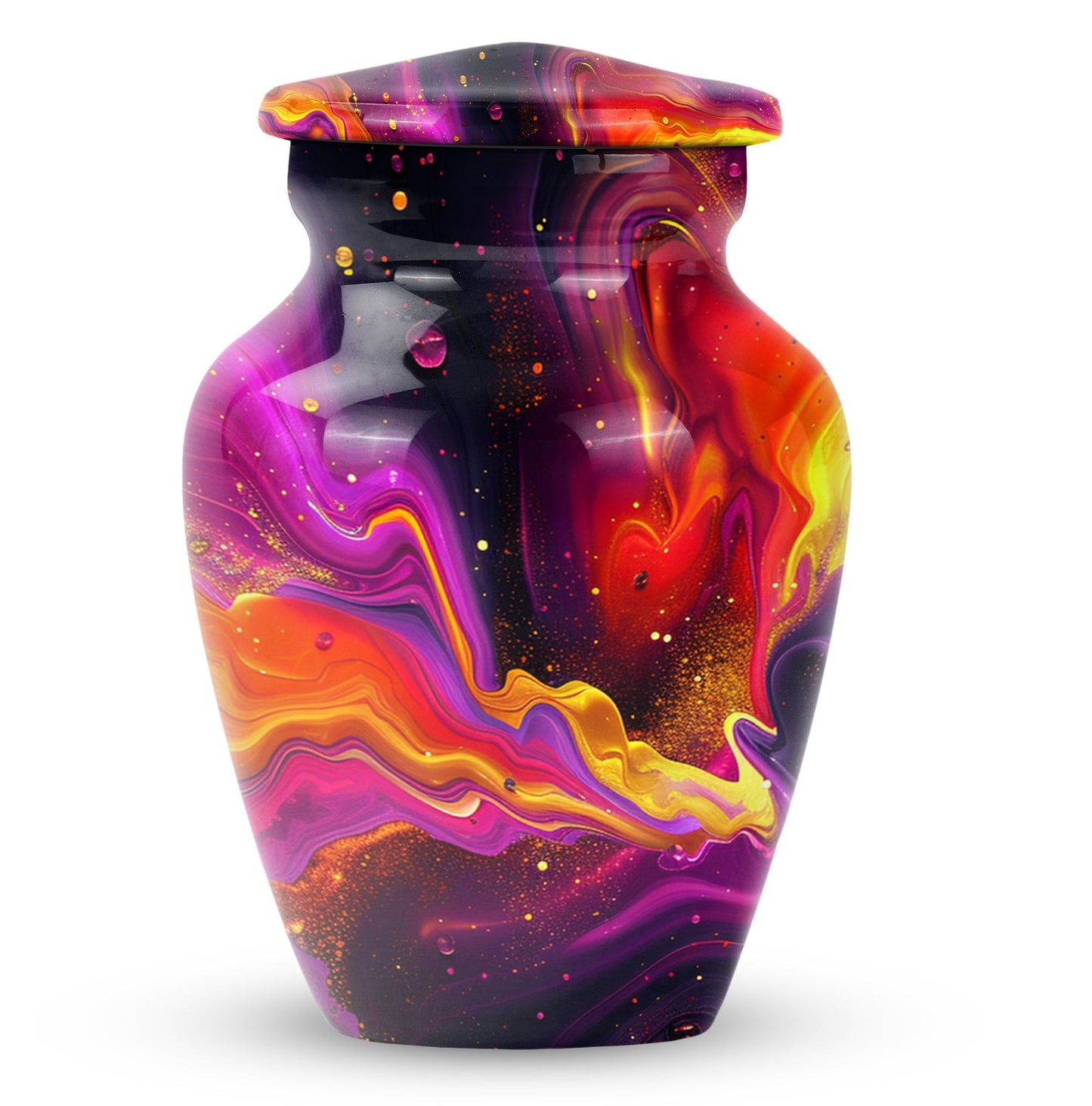 Abstract funeral urn.