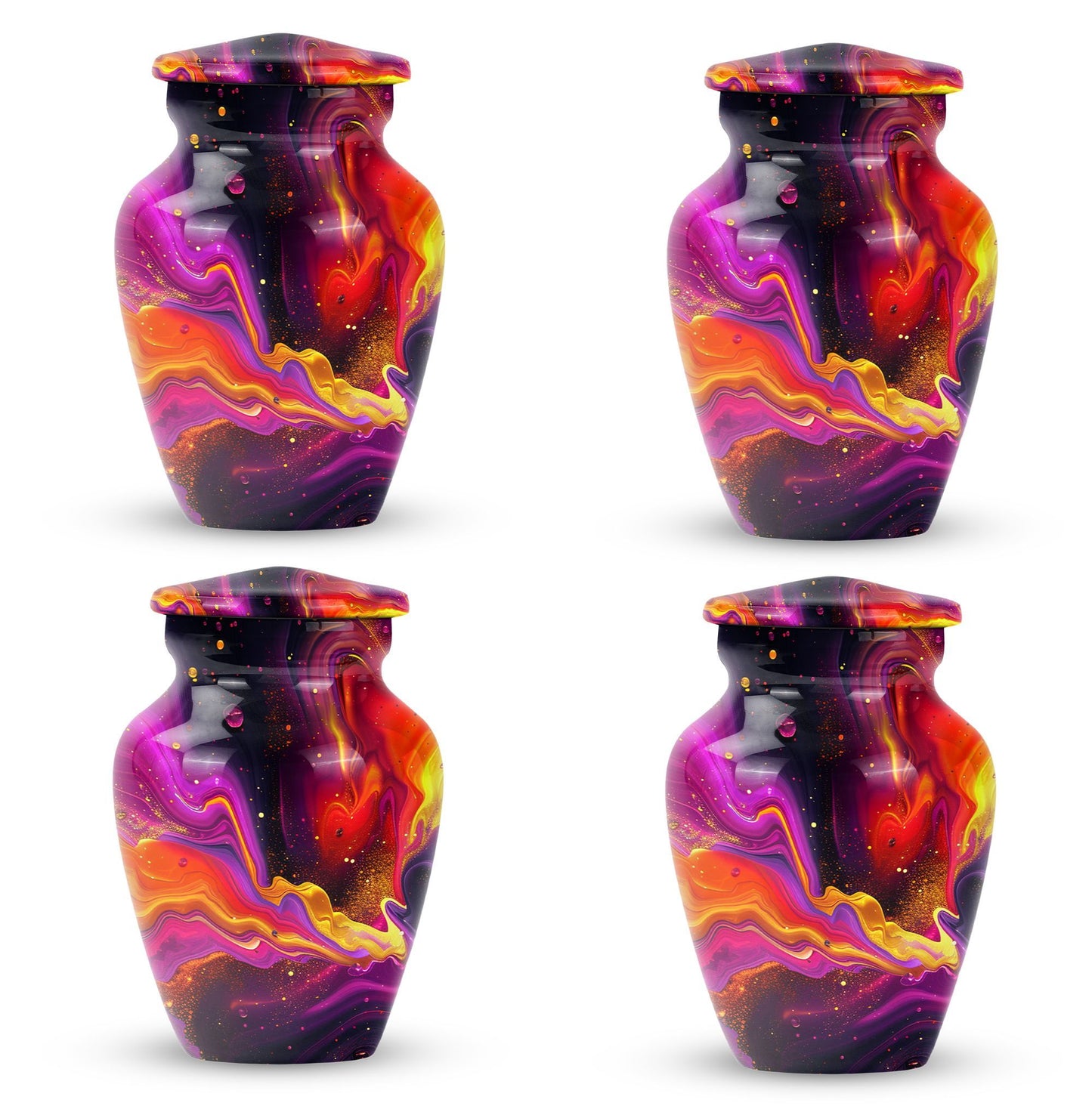 Abstract funeral urn.