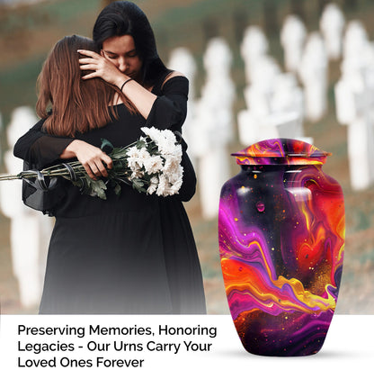 Abstract funeral urn.