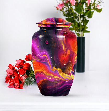 Abstract funeral urn.