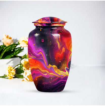 Abstract funeral urn.