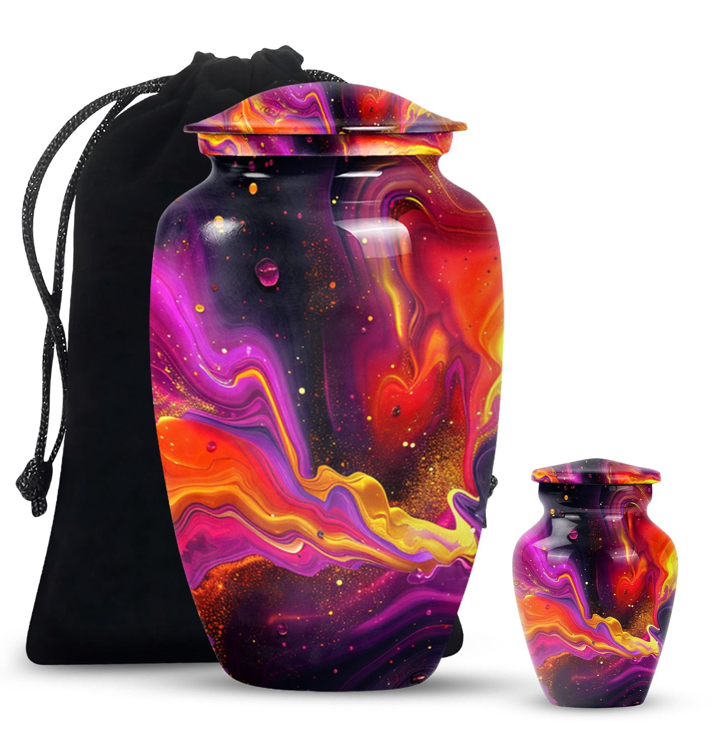 Abstract funeral urn.