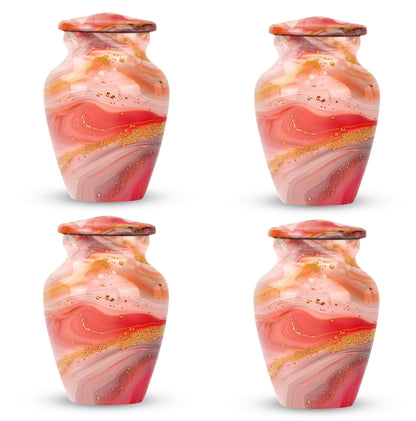 Abstract Classic Aluminium Urn for adult female ashes