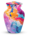Abstract 10-inch Classic Urn for funeral decorative.