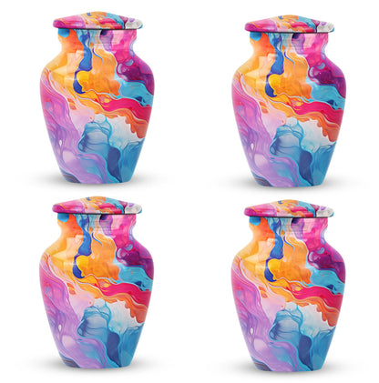 Abstract 10-inch Classic Urn for funeral decorative.