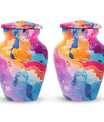 Abstract 10-inch Classic Urn for funeral decorative.