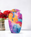 Abstract 10-inch Classic Urn for funeral decorative.