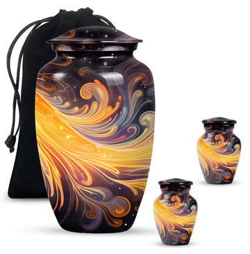 Large Urn with 2 Mini Urn