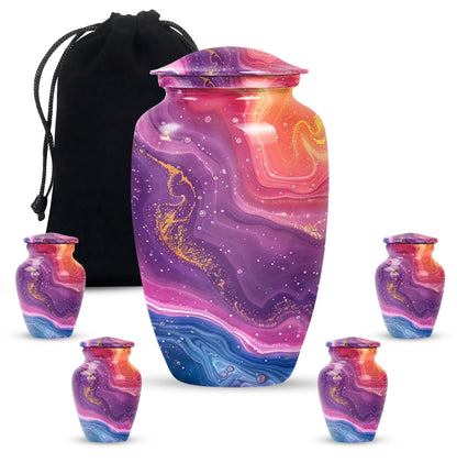 Abstract Classic Urn for cremation ashes, customizable.