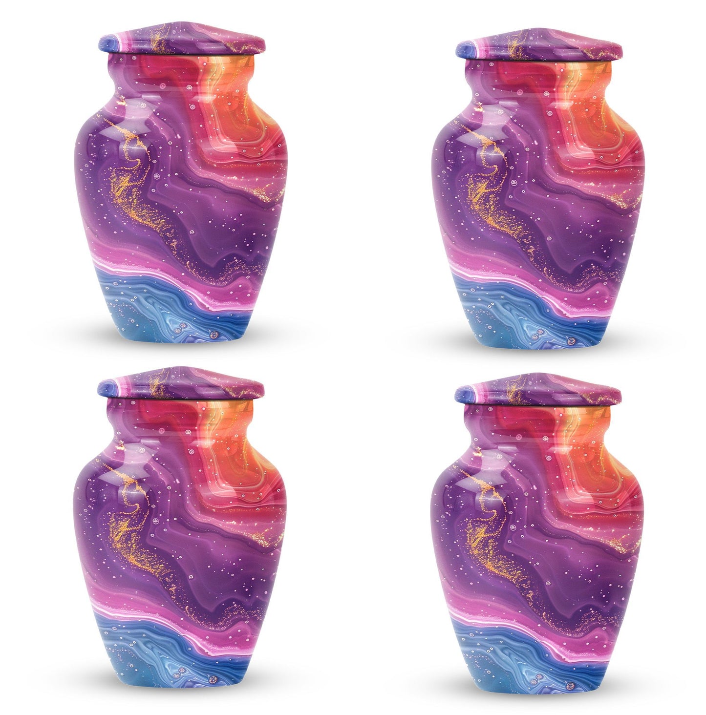 Abstract Classic Urn for cremation ashes, customizable.
