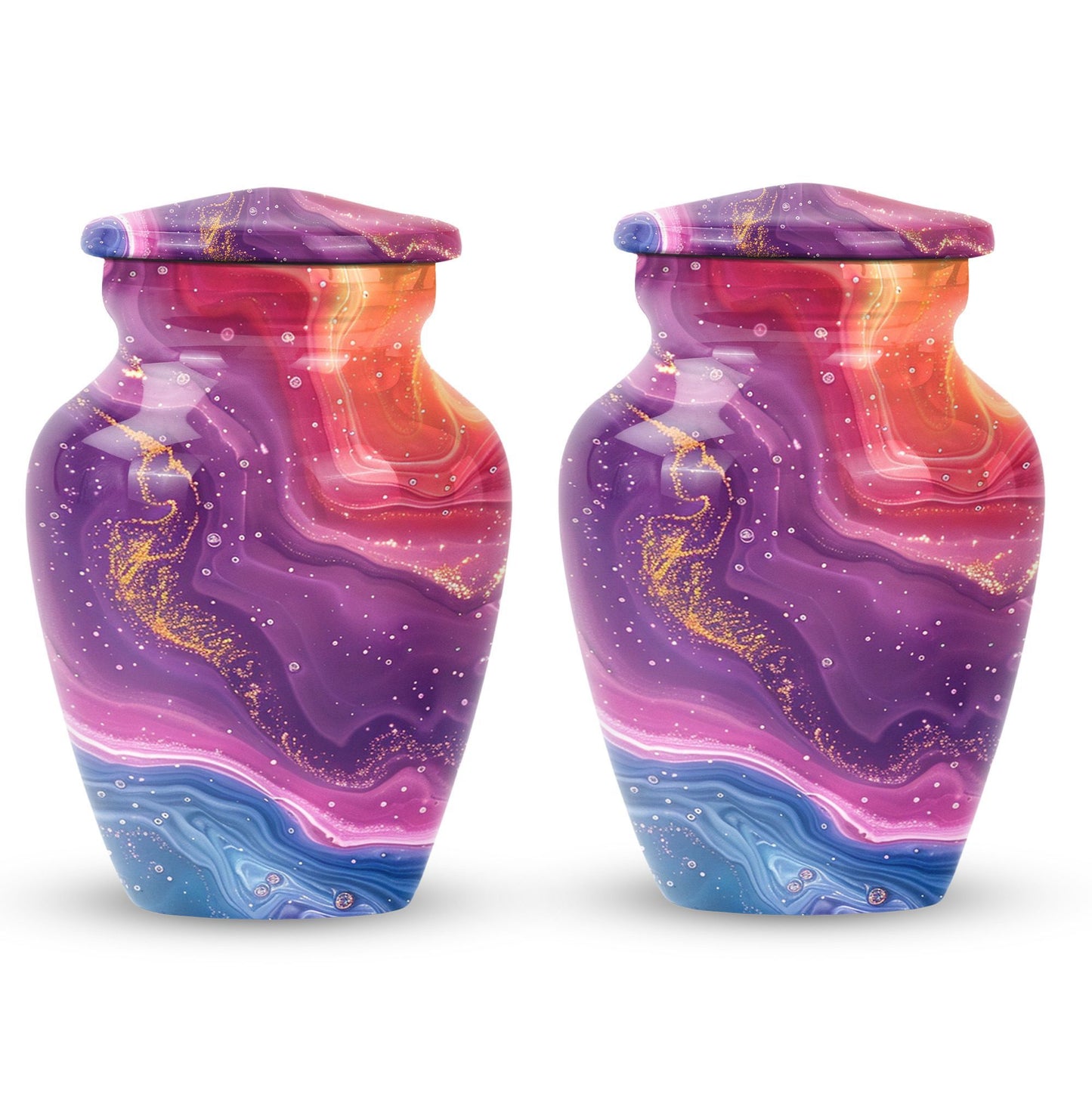 Abstract Classic Urn for cremation ashes, customizable.