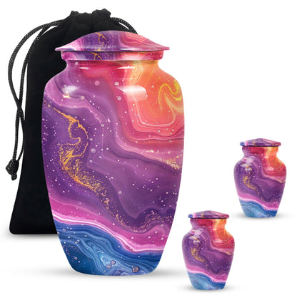 Abstract Classic Urn for cremation ashes, customizable.