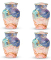 Abstract Urn for adult human ashes, customizable with names