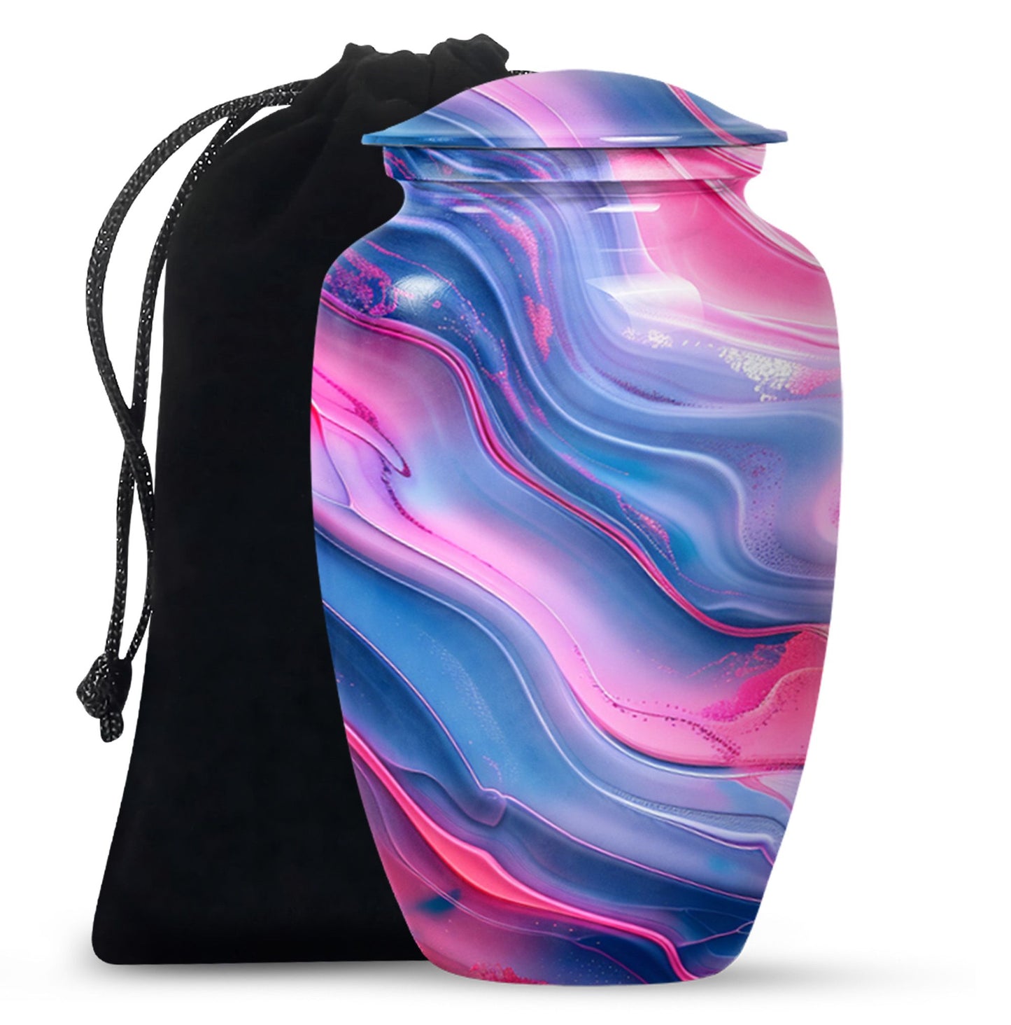 Abstract classic urn, memorial urns for adult female ashes