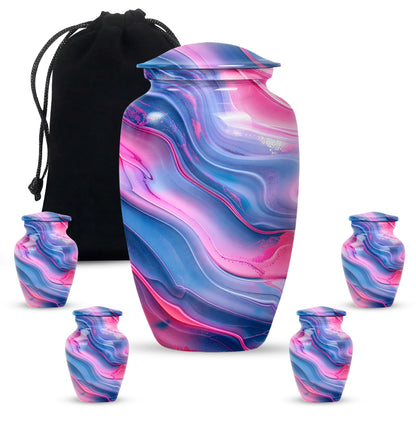 Abstract classic urn, memorial urns for adult female ashes