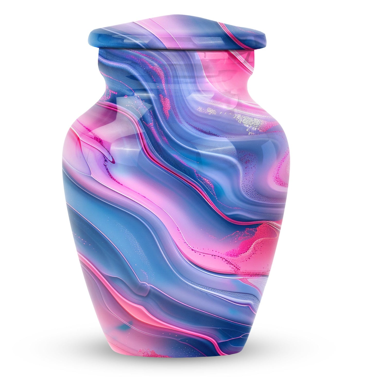 Abstract classic urn, memorial urns for adult female ashes