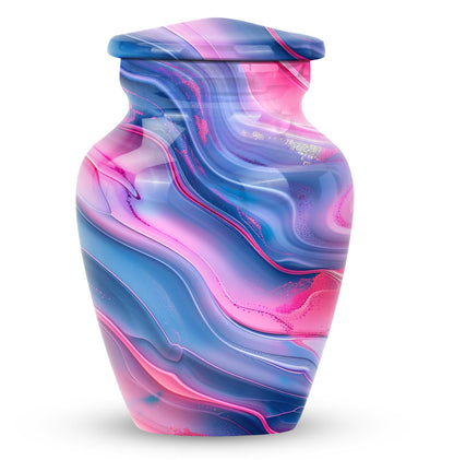 Abstract classic urn, memorial urns for adult female ashes