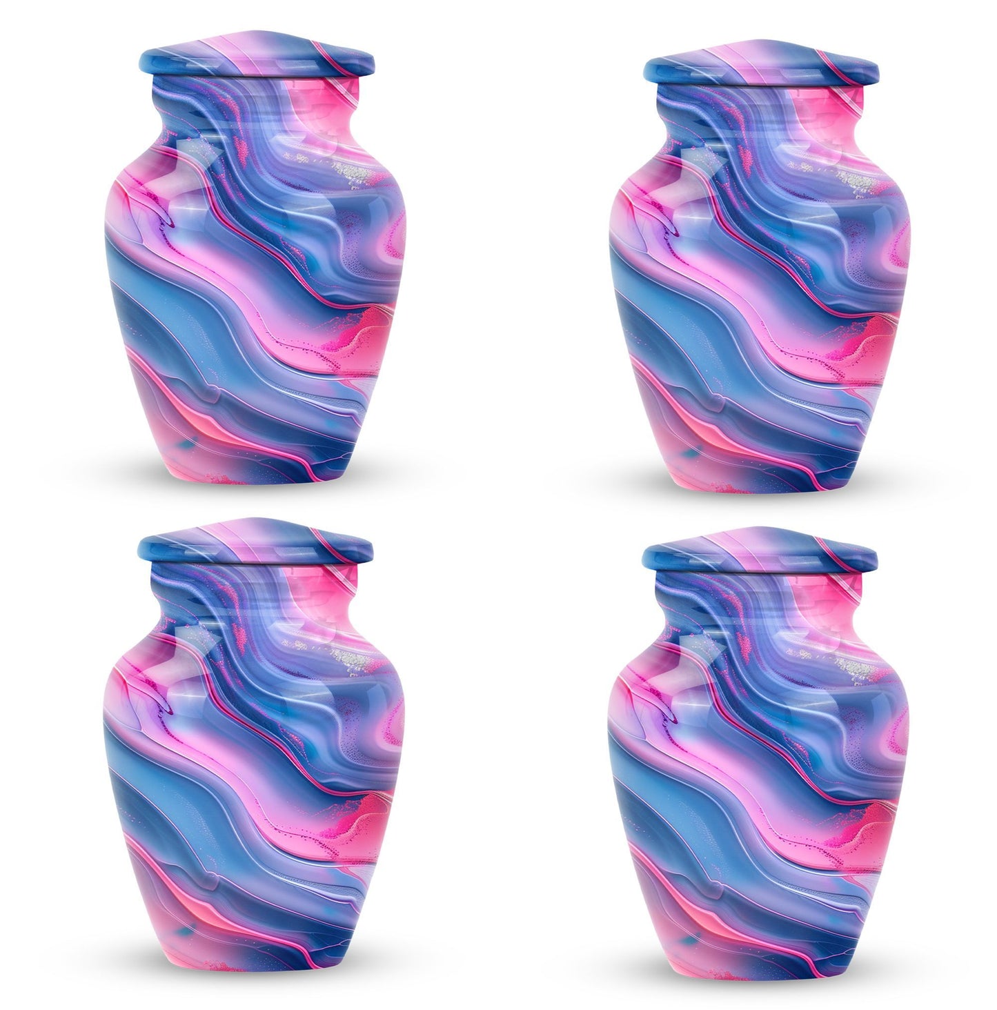 Abstract classic urn, memorial urns for adult female ashes