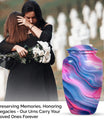 Abstract classic urn, memorial urns for adult female ashes