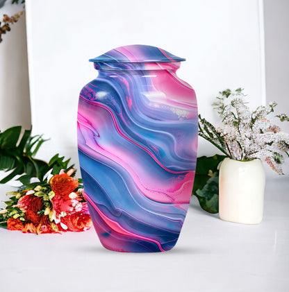 Abstract classic urn, memorial urns for adult female ashes