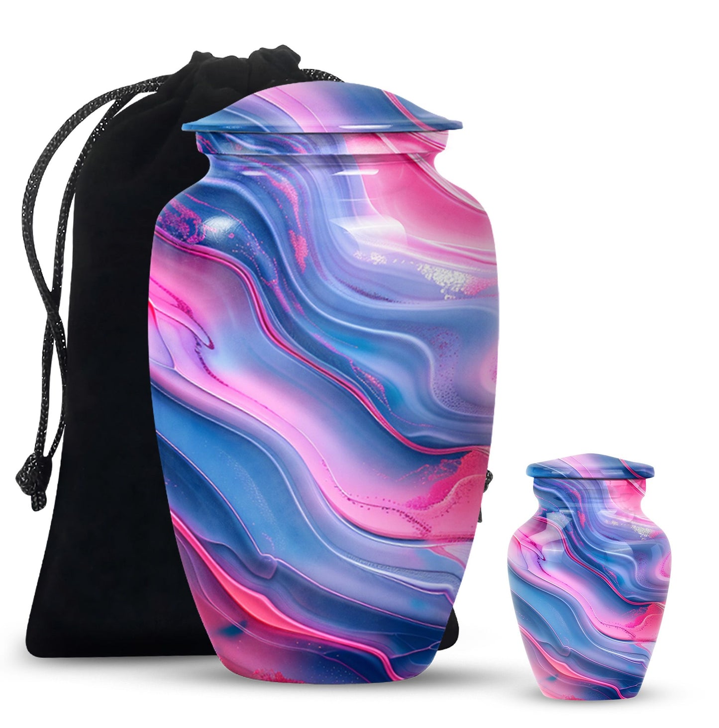 Abstract classic urn, memorial urns for adult female ashes