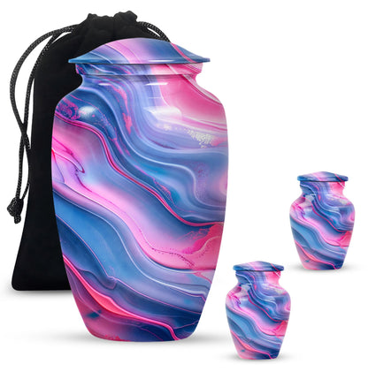 Abstract classic urn, memorial urns for adult female ashes