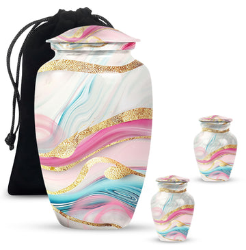 Large Urn with 2 Mini Urn