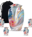  Classic abstract urn, burial urn for cremation ashes