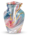  Classic abstract urn, burial urn for cremation ashes