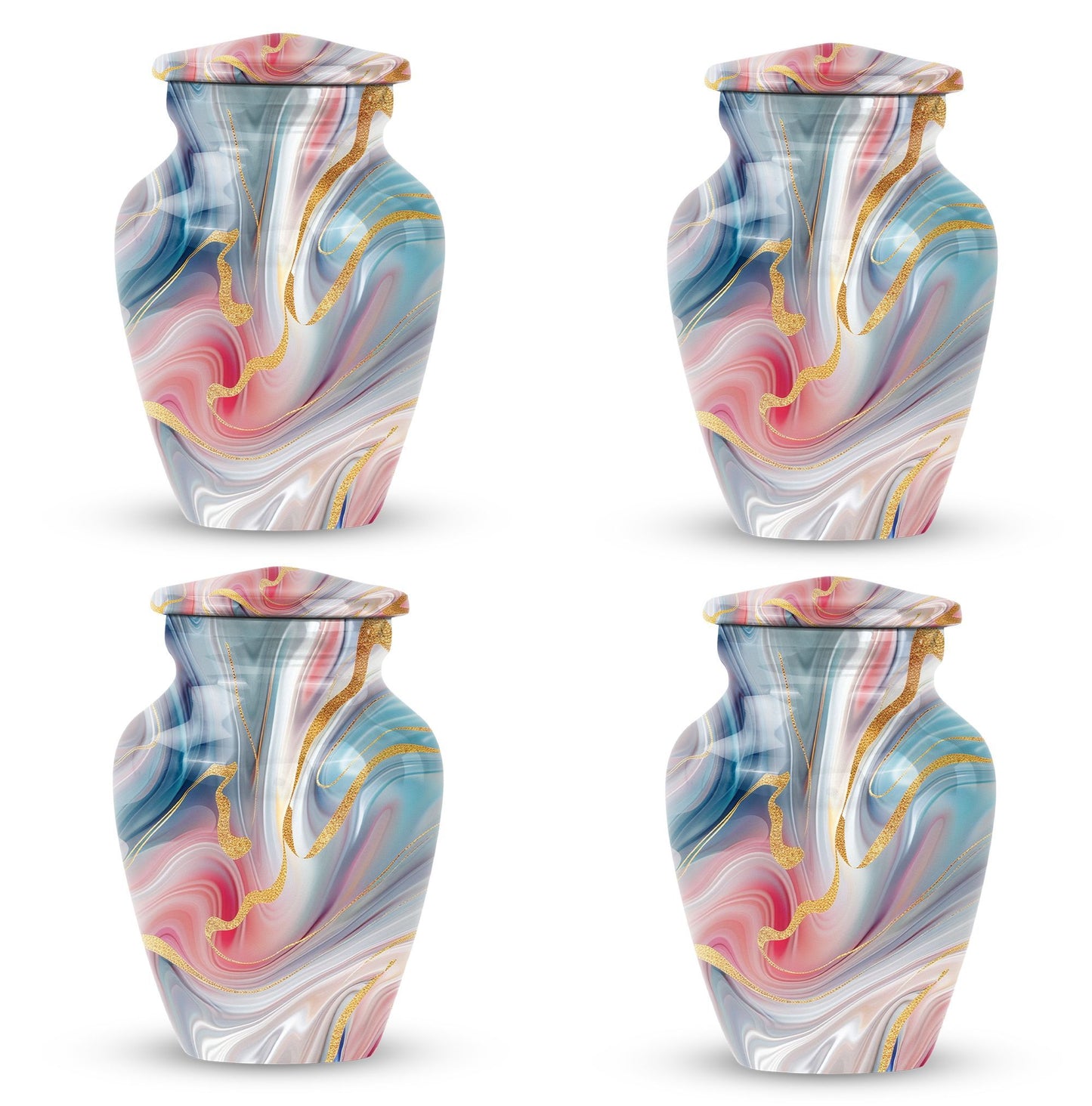  Classic abstract urn, burial urn for cremation ashes