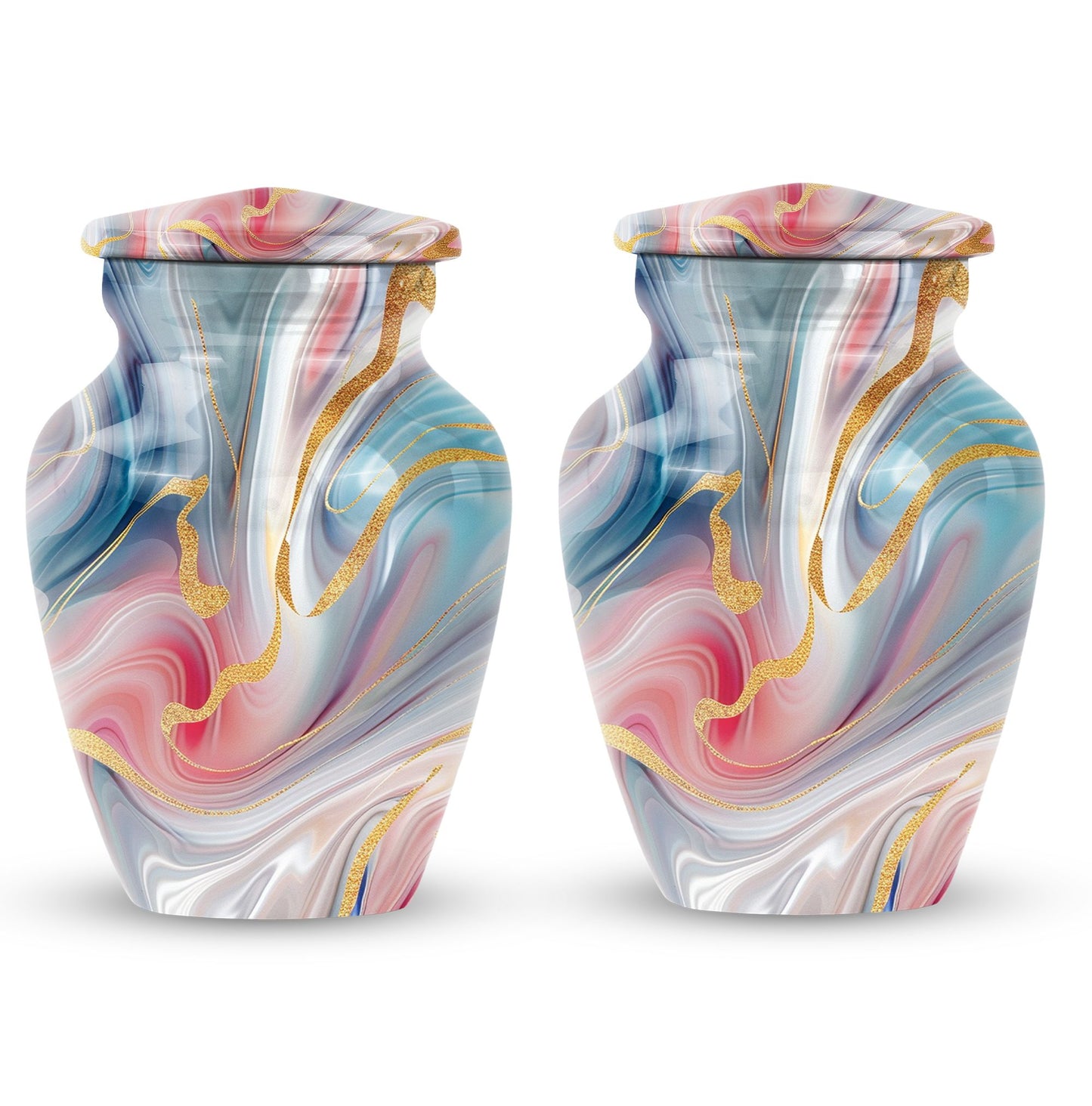  Classic abstract urn, burial urn for cremation ashes