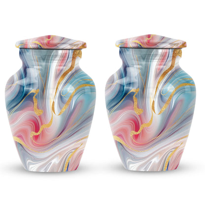  Classic abstract urn, burial urn for cremation ashes