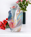  Classic abstract urn, burial urn for cremation ashes