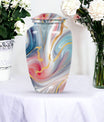  Classic abstract urn, burial urn for cremation ashes