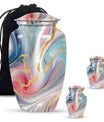  Classic abstract urn, burial urn for cremation ashes
