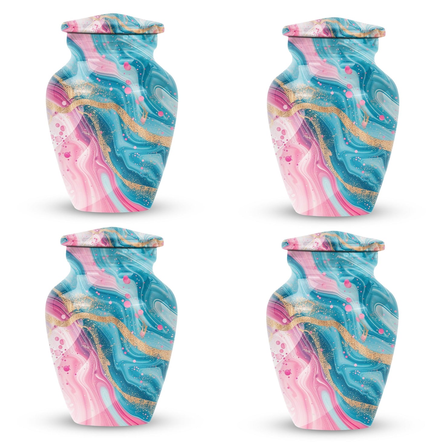 abstract classic urn for memorial use.