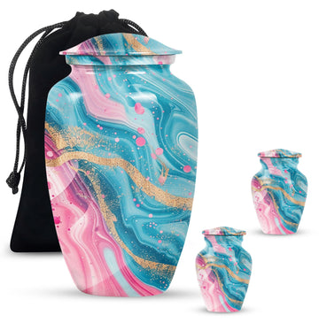 Large Urn with 2 Mini Urn