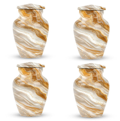 Vibrant Swirl Urn, classic cremation urn for burial ashes