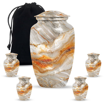 Large Urn with 4 Small Urn