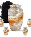 Vibrant Swirl 10 inch Classic Cremation Urn for Human Ashes