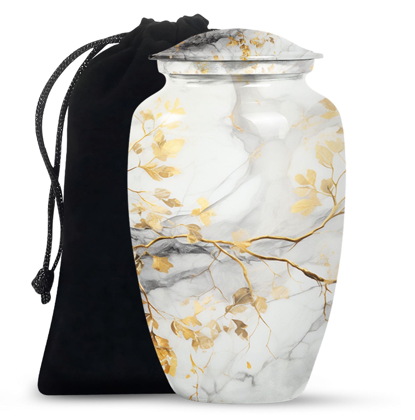 Vibrant Swirl Classic Urn for memorial.