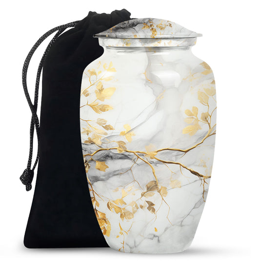 Vibrant Swirl Classic Urn for memorial.