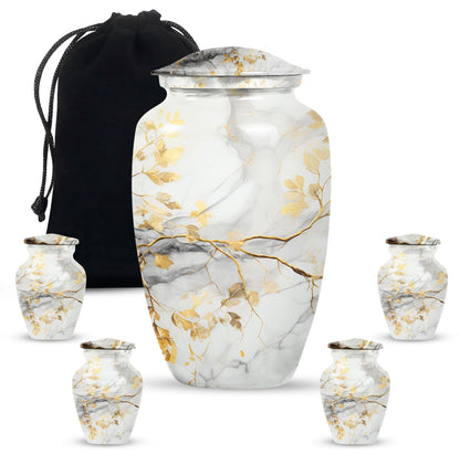 Vibrant Swirl Classic Urn for memorial.