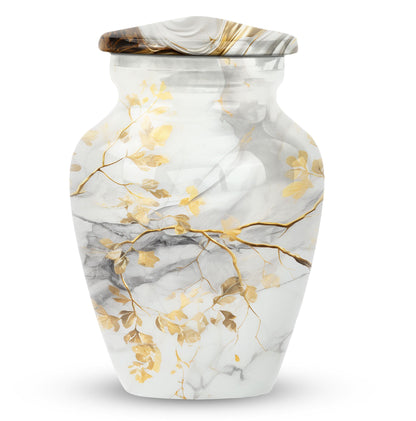 Vibrant Swirl Classic Urn for memorial.